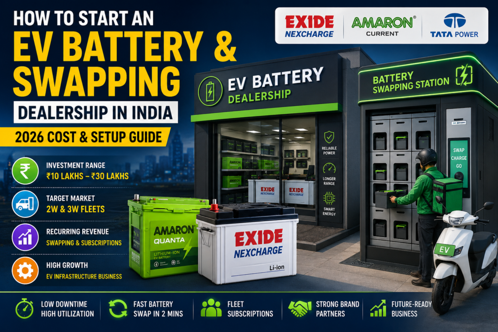 EV Battery & Swapping Dealership