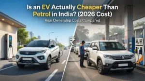 EV vs Petrol Car Real Ownership Cost Comparison India 2026